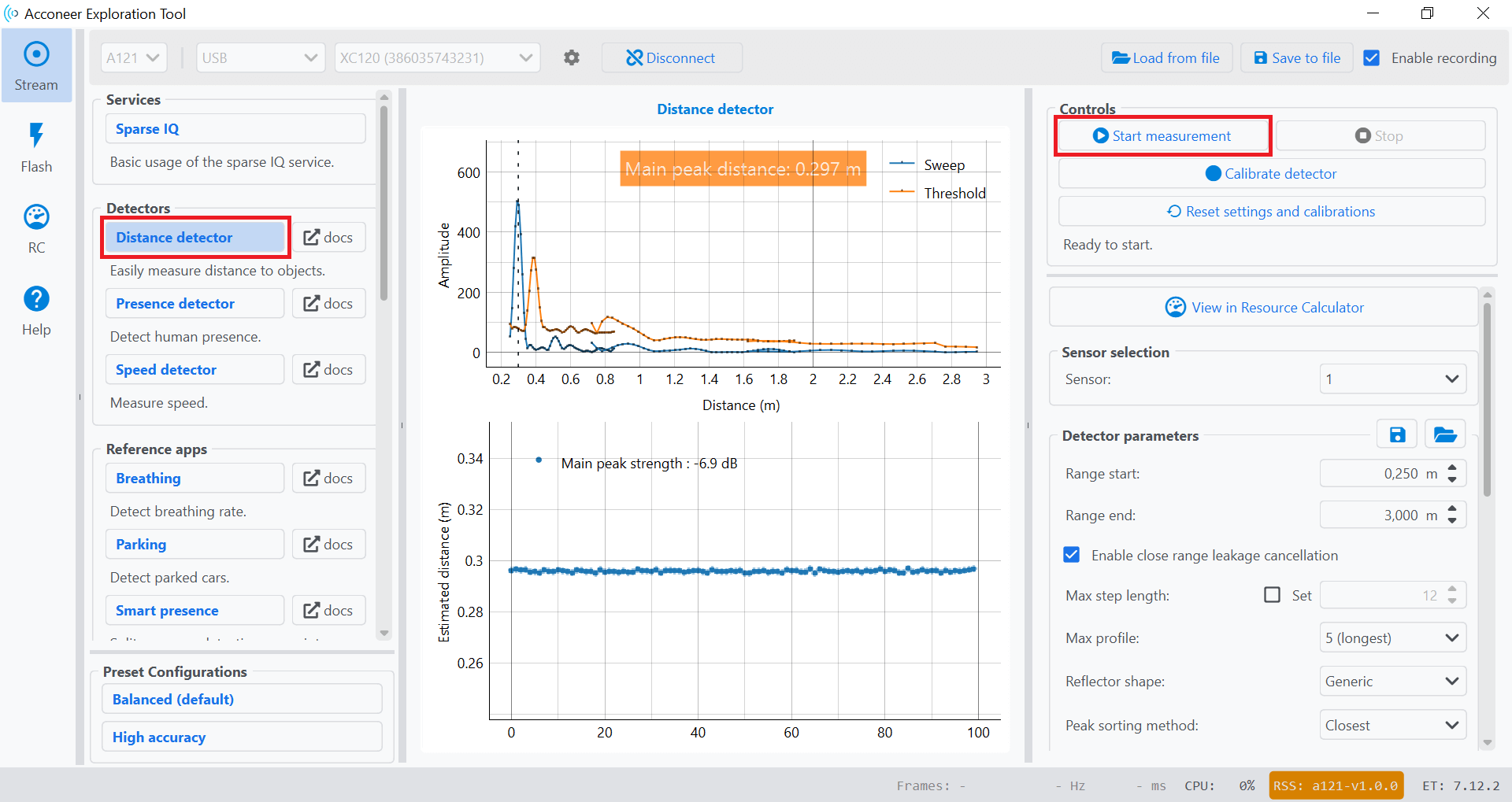 Distance measurement
